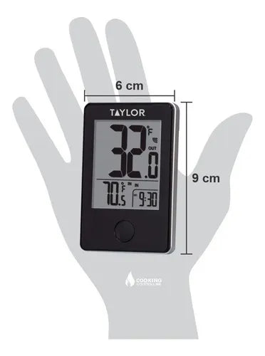 1730 - Taylor - Termómetro inalámbrico, interior exterior