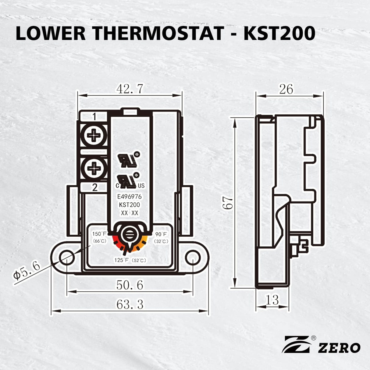 CC-1100 - Cooking Controls - Termostato Universal Inferior 2 Pijas 220v
