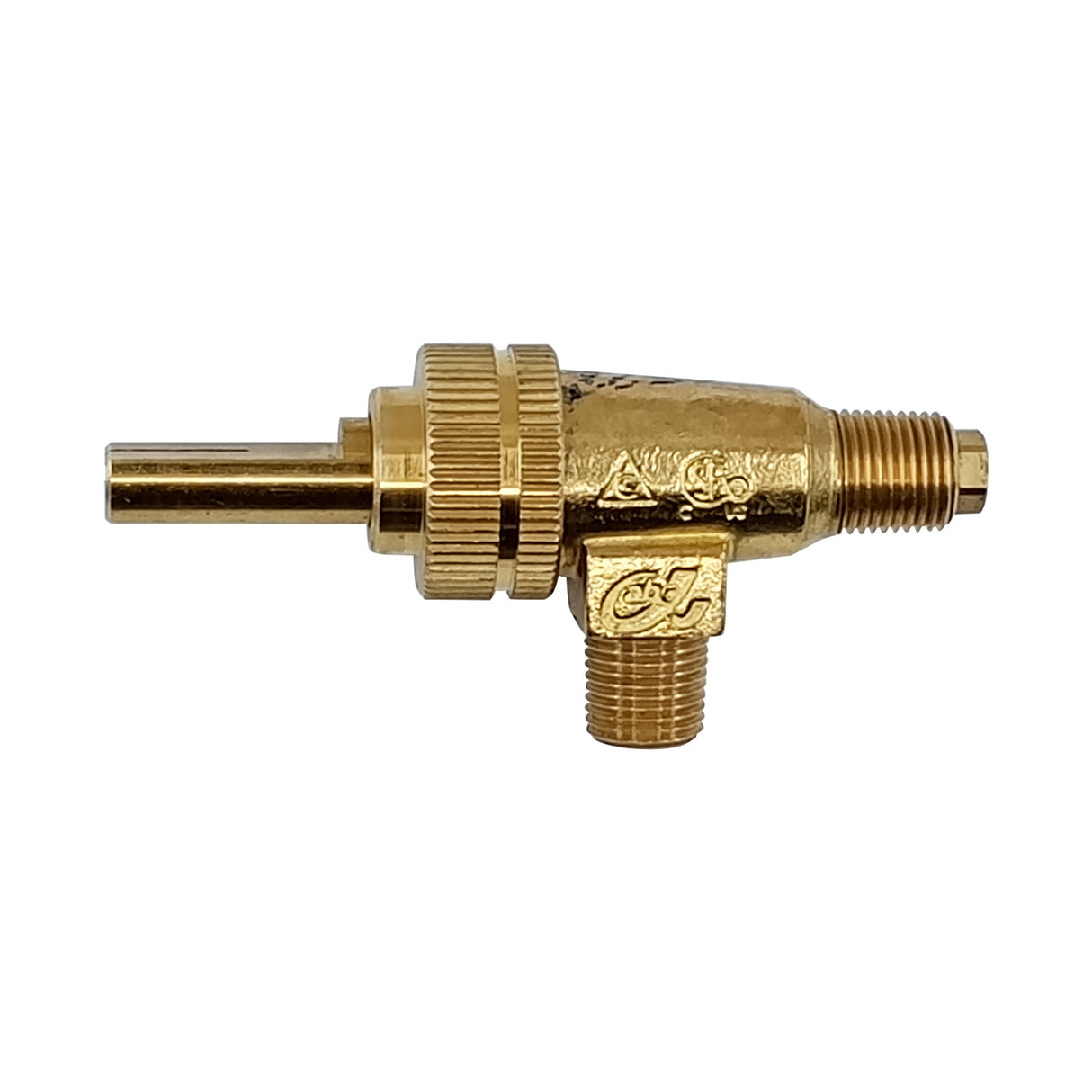 03100096 - Alpha Brass - Válvula A18 Cierra a las 12:00 Entrada y Salida de 1/8NPT