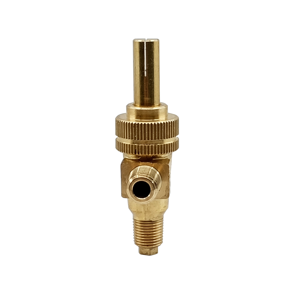 03100096 - Alpha Brass - Válvula A18 Cierra a las 12:00 Entrada y Salida de 1/8NPT