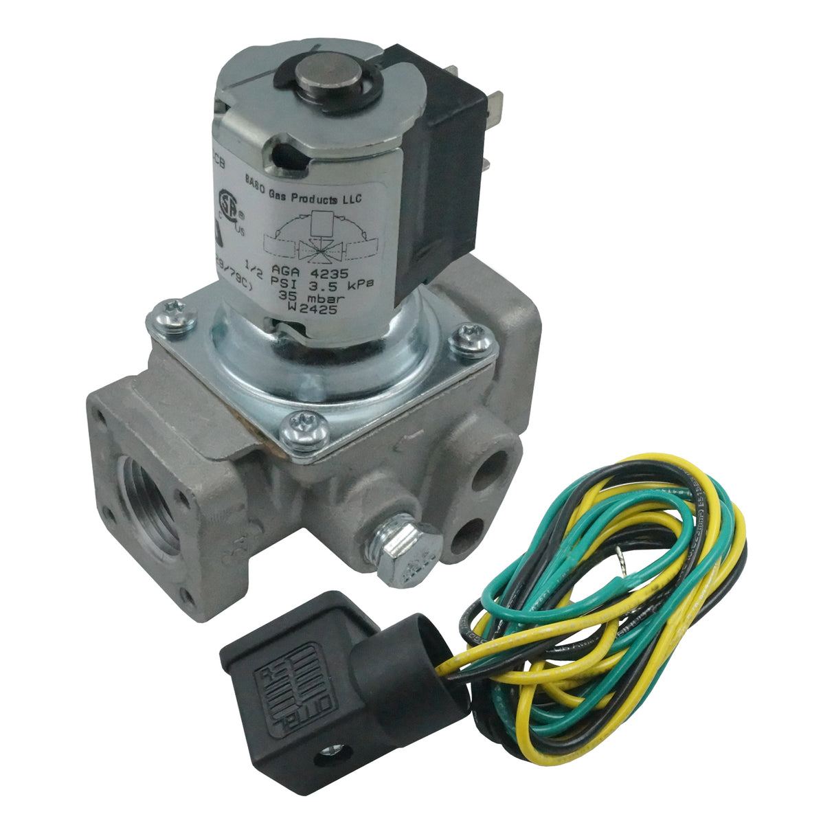 H91DS-3C REVB - Baso - Válvula Selenoide Shut-off 1/2" Npt 204/208 Vac