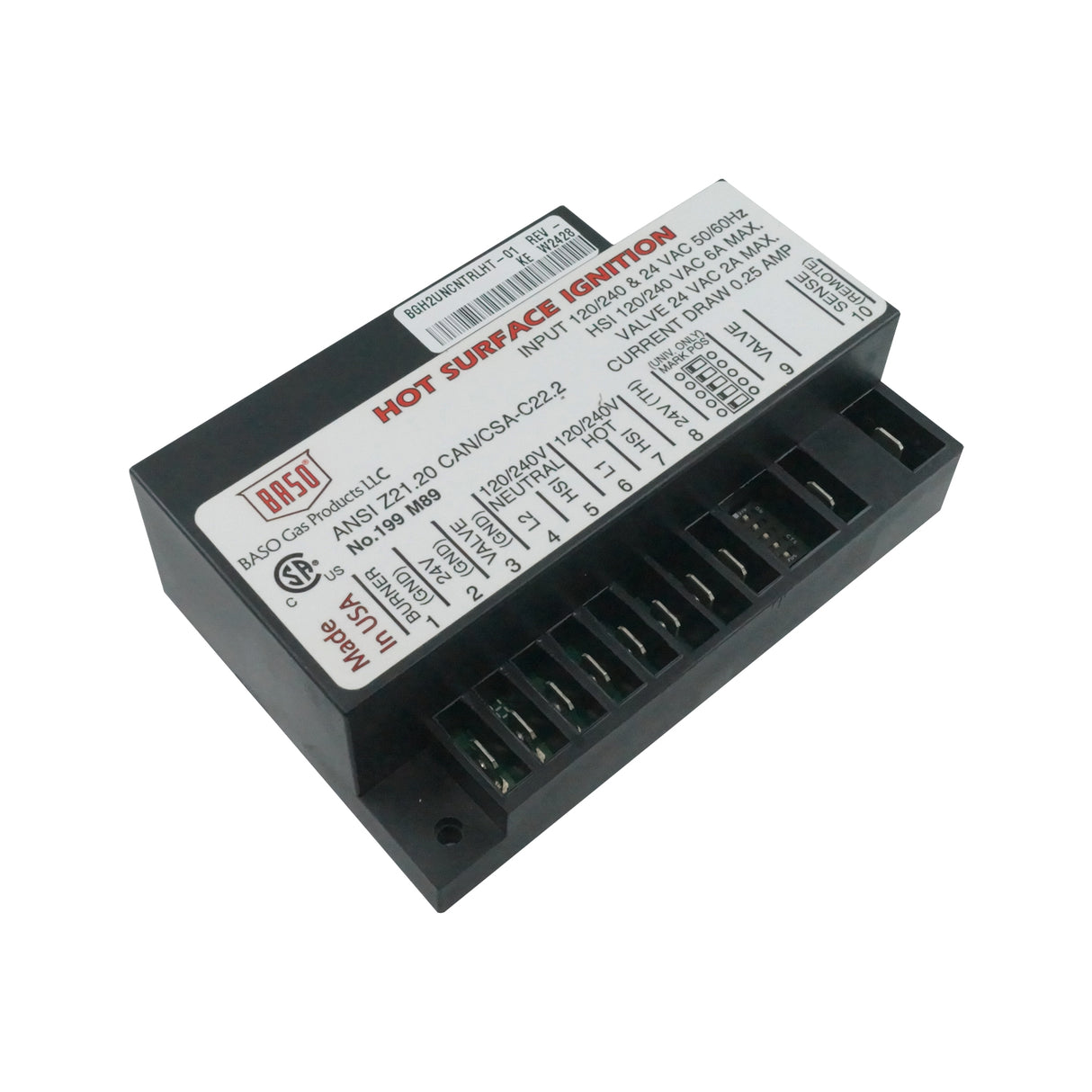 BGH2UNCNTRLHT-01C - Baso - Modulo de Ignicion Universal Superficie Caliente