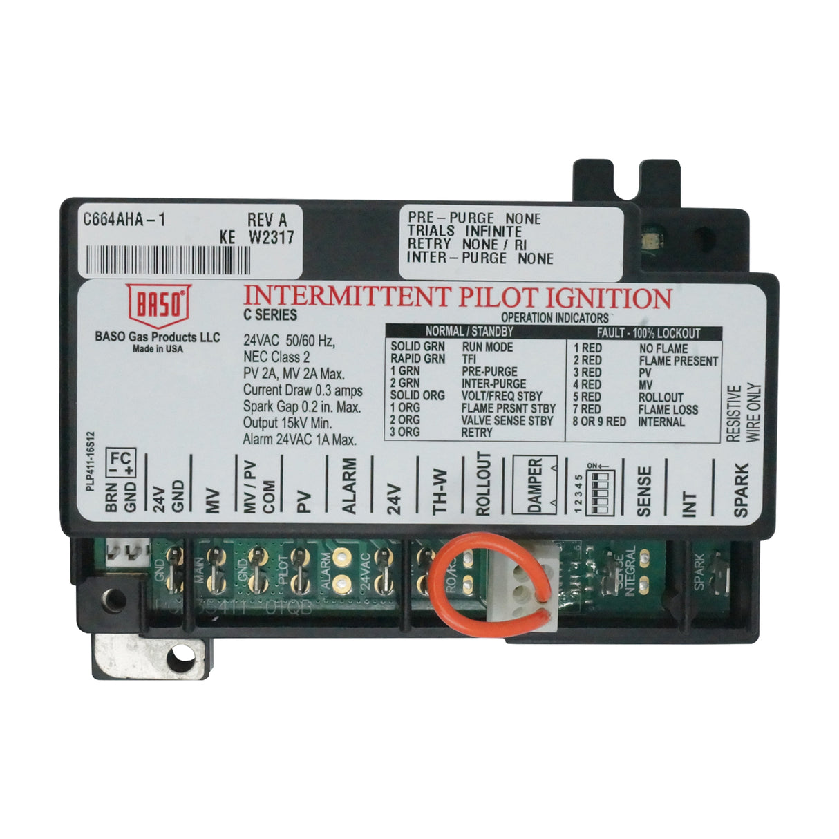 C664AHA-1C-Baso- Mdulo de Ignición Piloto intermitente