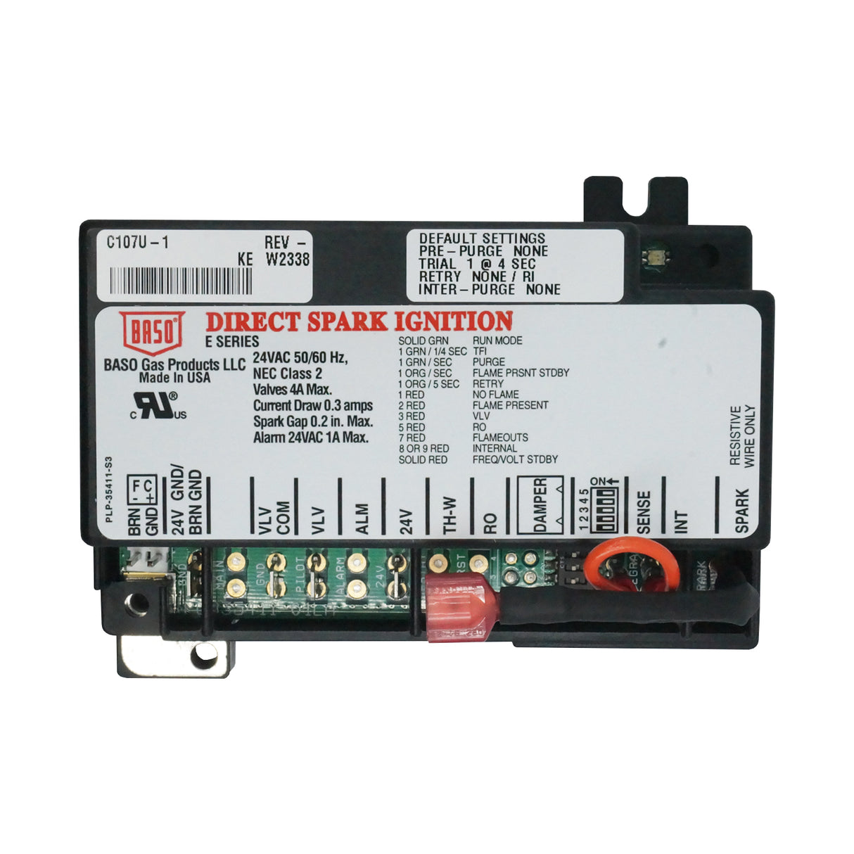 C107U-1 - Baso - Modulo de Ignición Universal de chispa directa