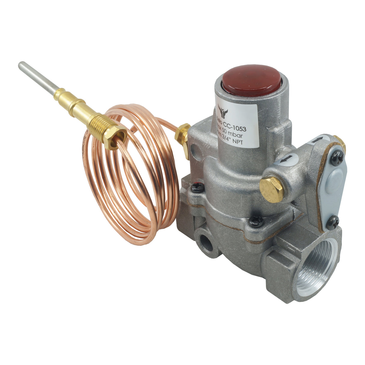 CC-1053 - Cooking Controls - Valvula Pilostatica Para Gas 3/4 con Reducciones a 1/2