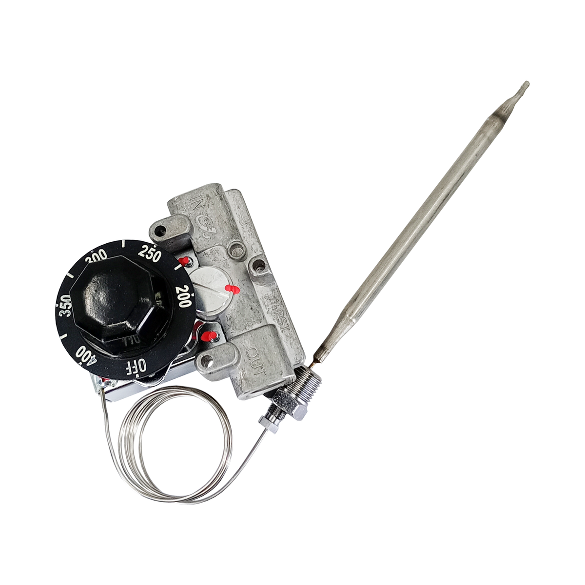 CC-1073 - Cooking Controls - Termostato paso de gas Freidora entrada 3/8 rosca 3/8" npt Rango 200 - 400°F