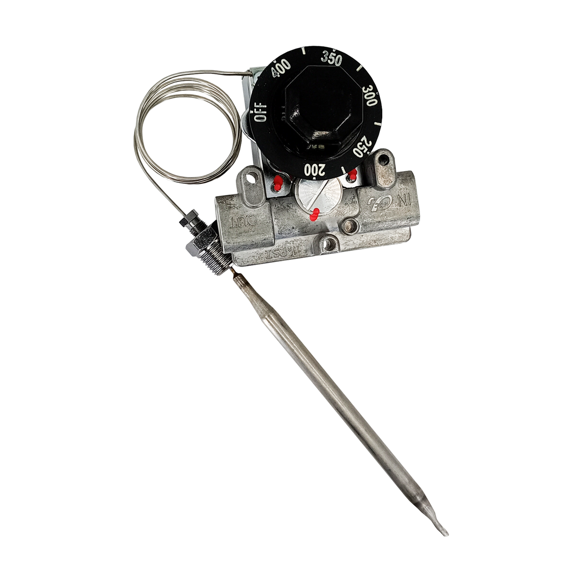 CC-1073 - Cooking Controls - Termostato paso de gas Freidora entrada 3/8 rosca 3/8" npt Rango 200 - 400°F