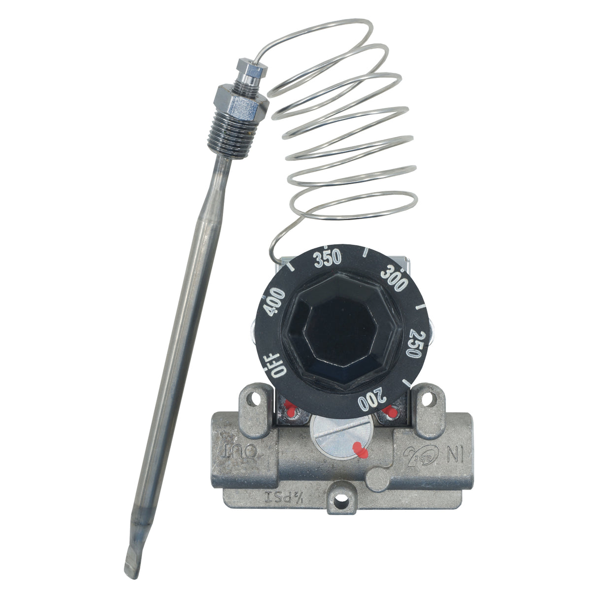 CC-1074 - Cooking Controls - Termostato paso de gas 3/8 Rango 150-400°F Rosca 1/4Npt"