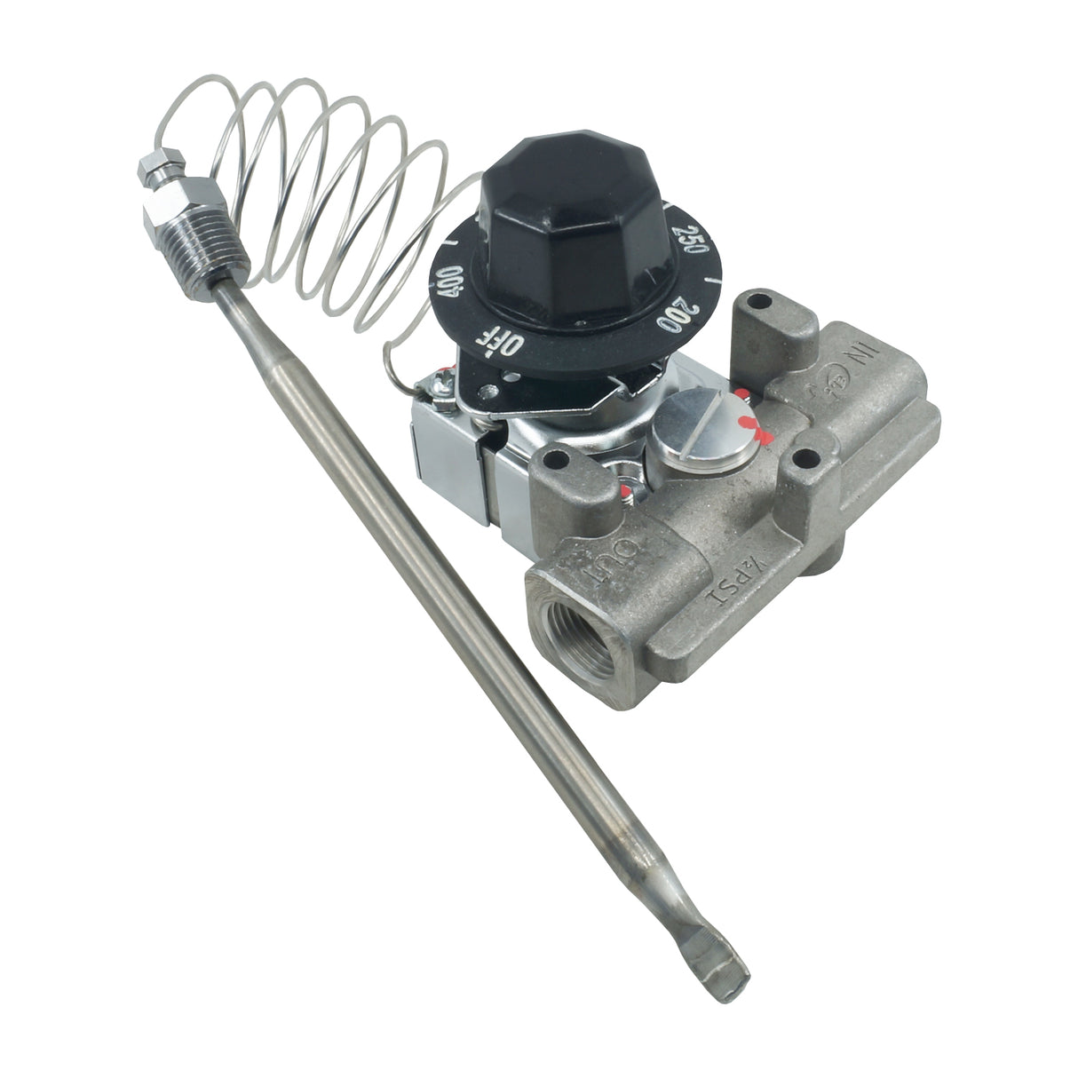 CC-1074 - Cooking Controls - Termostato paso de gas 3/8 Rango 150-400°F Rosca 1/4Npt"