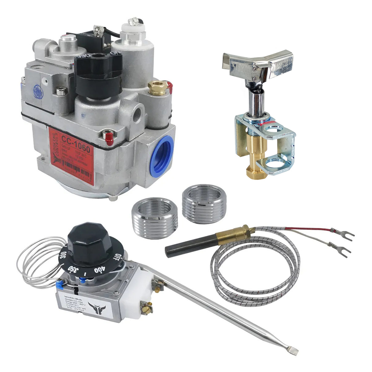 CC-2022 - Cooking Controls - Kit Freidora Valvula Milivolts Termostato Termopila Piloto