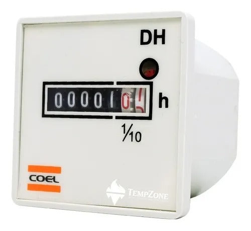 DH1/100-24 - Coel - Horómetro totalizador de horas alimentación 24V