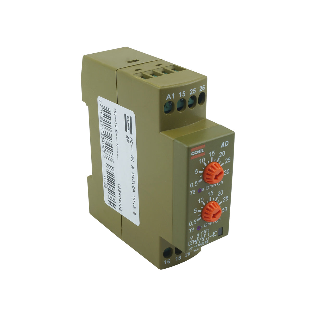AD-HFS-S - Coel - Temporizador ciclico tiempos indepedientes T =30 seg