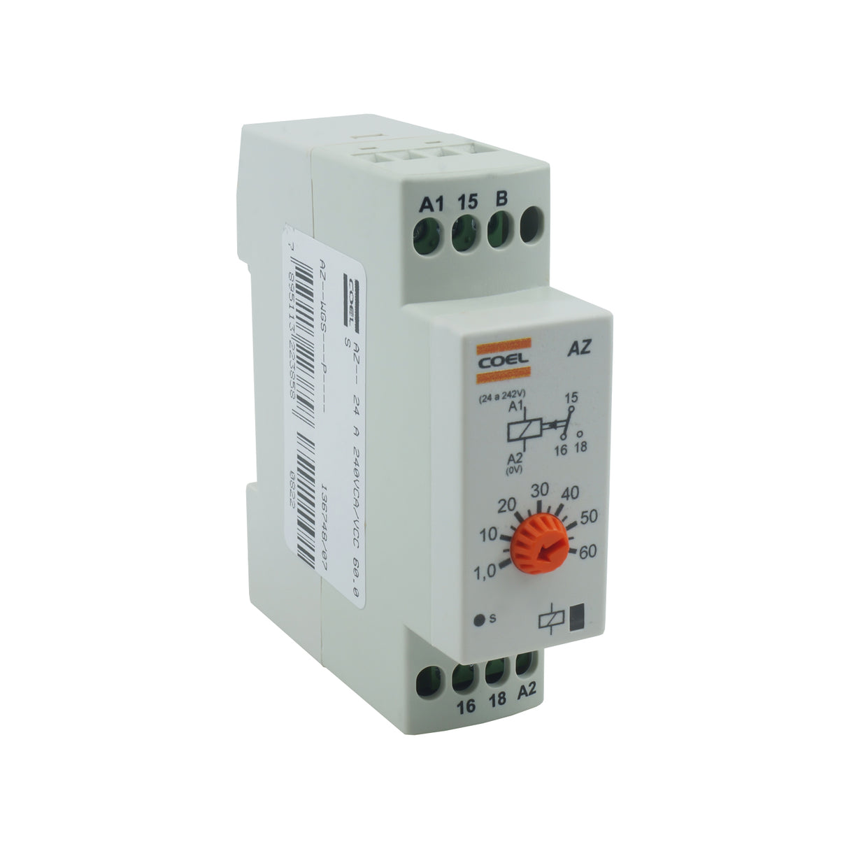 AZ-WGS-P - Coel - Temporizador retardo en la des energización 60Seg Az