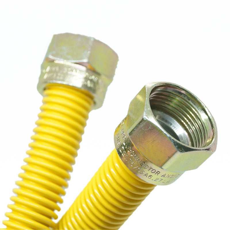 CC-1087 - Cooking Controls - Manguera Corrugada para gas amarilla 72"L rosca 3/4 Npt