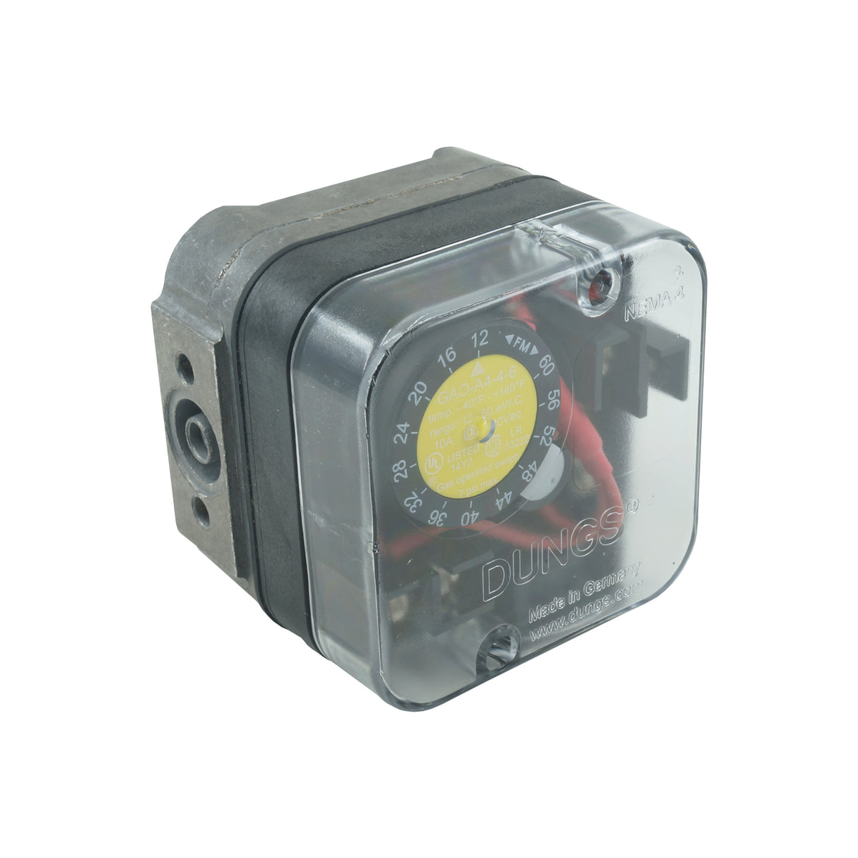 GAO-A4-4-6 - Dungs - Switch de presión para gas 12-60Wc