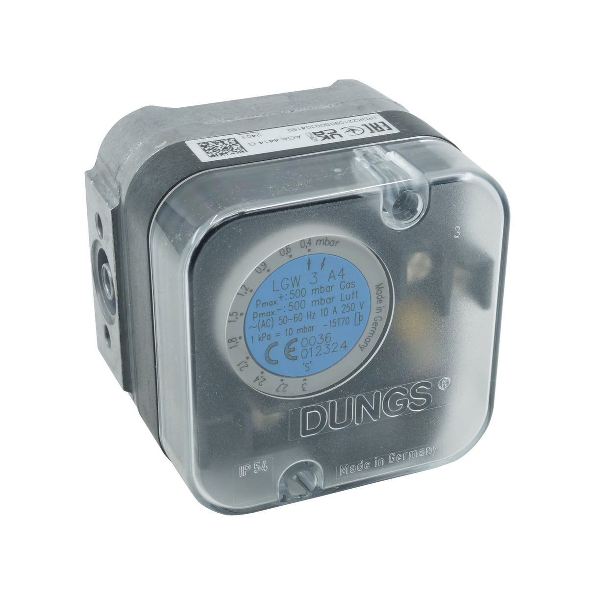 LGW-3A-4 - Dungs - Switch de presión para aire 0.4-3Mb