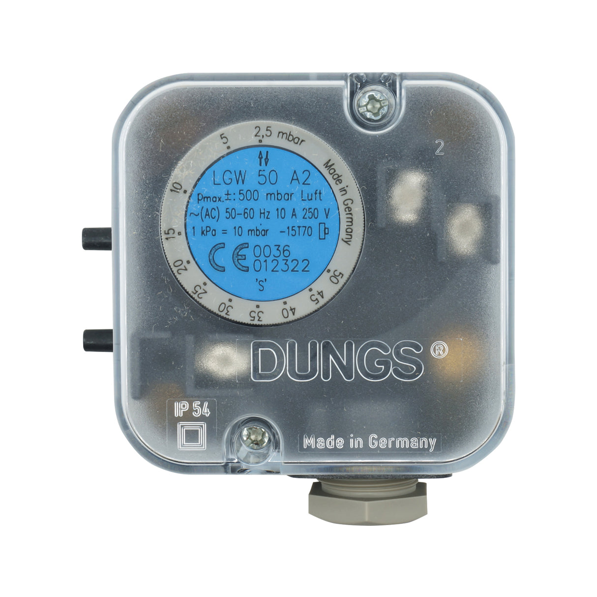 LGW-50-A2 - Dungs - Switch de presión para aire 2.5-50Mb