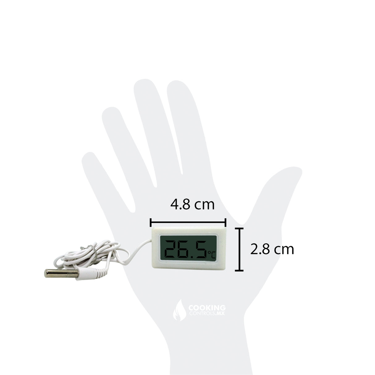 DT100S - Taylor - Termómetro digital para panel