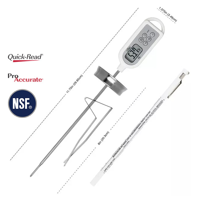 DTW450L - CDN - Termómetro Digital sumergible -40 a 230 °C vástago 20 Cm