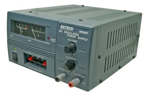 382203 - Extech - Fuente De Alimentación Eléctrica De Cc. Analógica 30v/3a