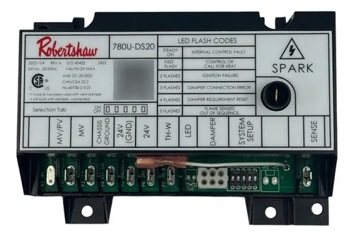 780U-DS20 - Robertshaw - Modulo Ignición Universal Chispa Directa