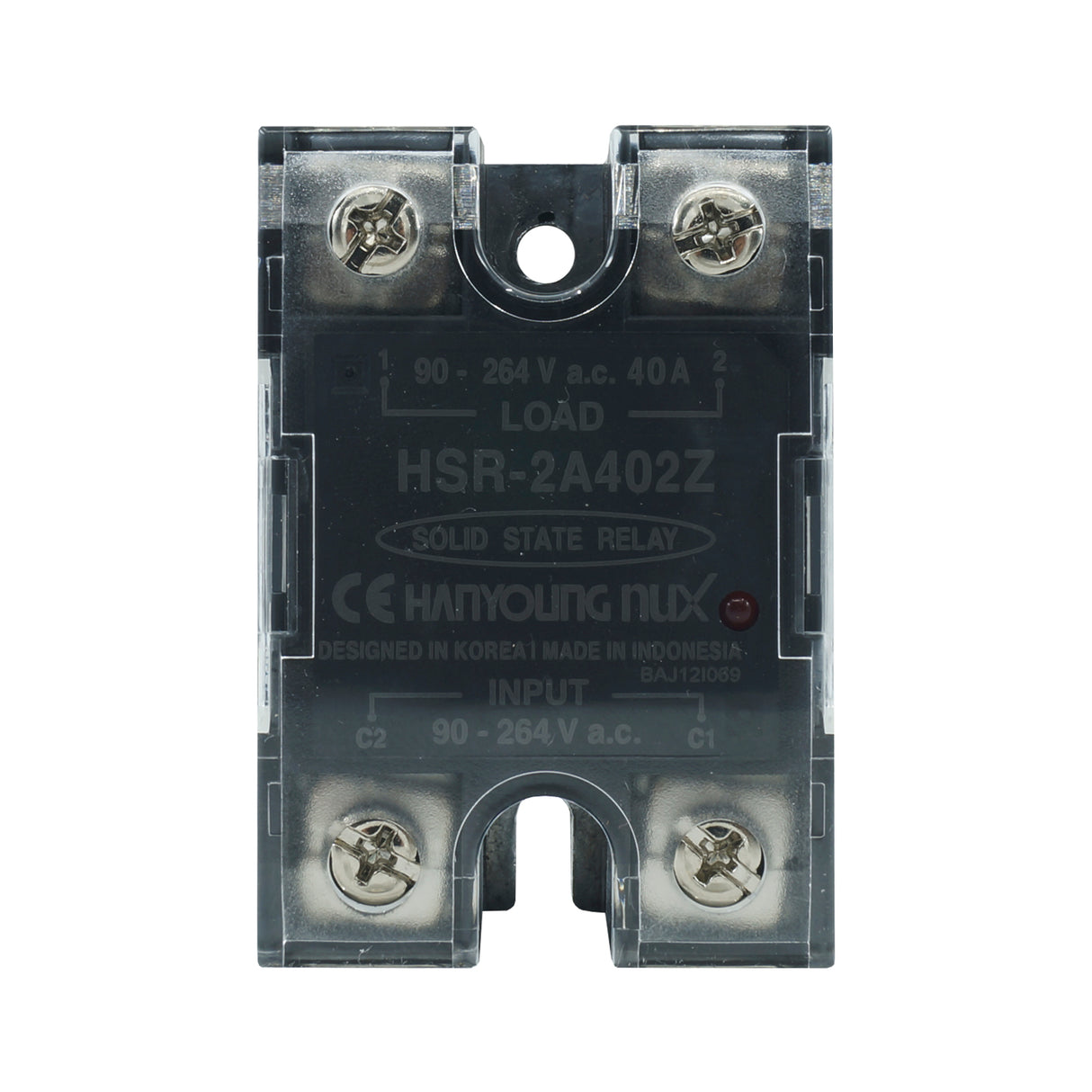 HSR-2A402Z - Hanyoung - Relevador Estado Solido 40Amp alimentacion 90-264Vac