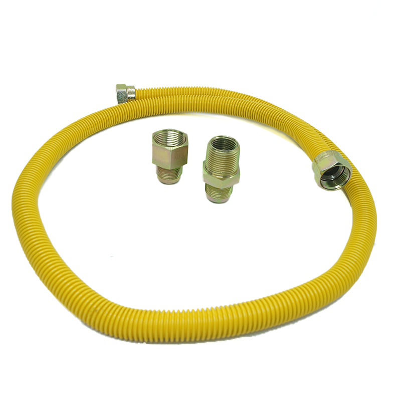 CC-1087 - Cooking Controls - Manguera Corrugada para gas amarilla 72"L rosca 3/4 Npt