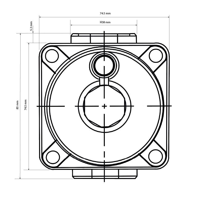 CC-1062 - Cooking Controls - Regulador Gas Natural y LP diamtero 3/4 Npt