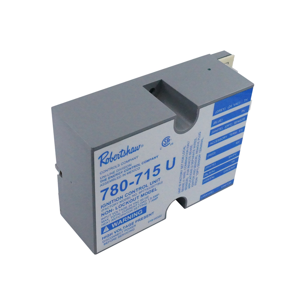 780-715 - Robertshaw - Modulo Ignicion Piloto Intermitente sin bloqueo