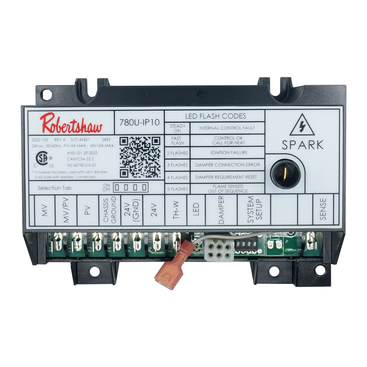 780U-IP10 - Robertshaw - Modulo Ignición Universal Piloto Intermitente