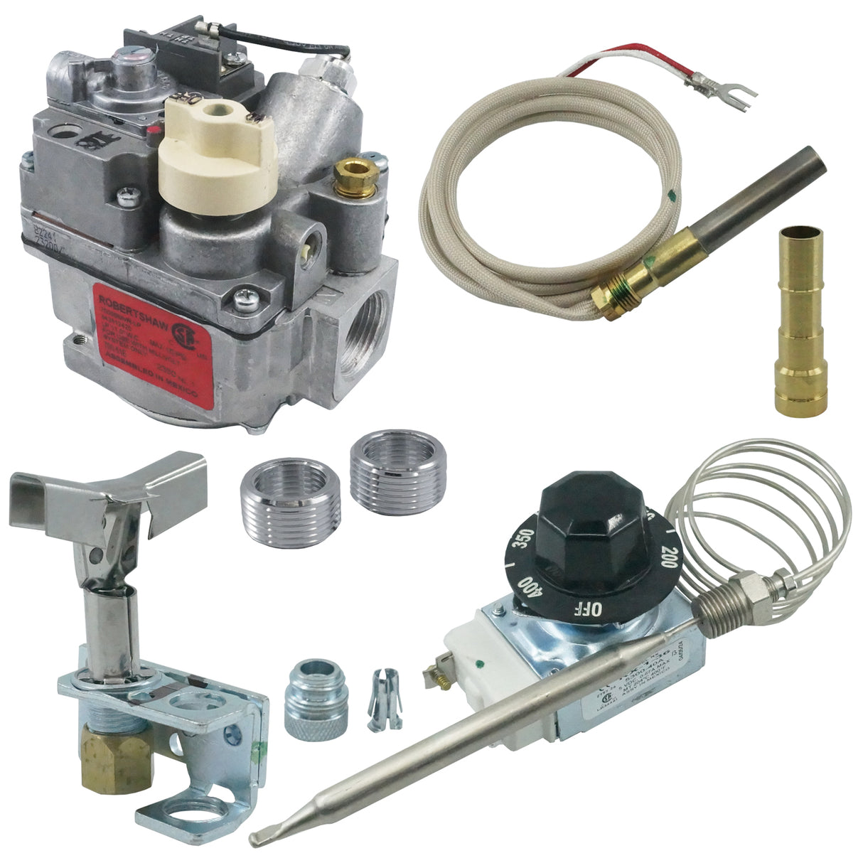 RS-2012 - Robertshaw - Kit Freidora Válvula Termostato Piloto Termopila 1/4