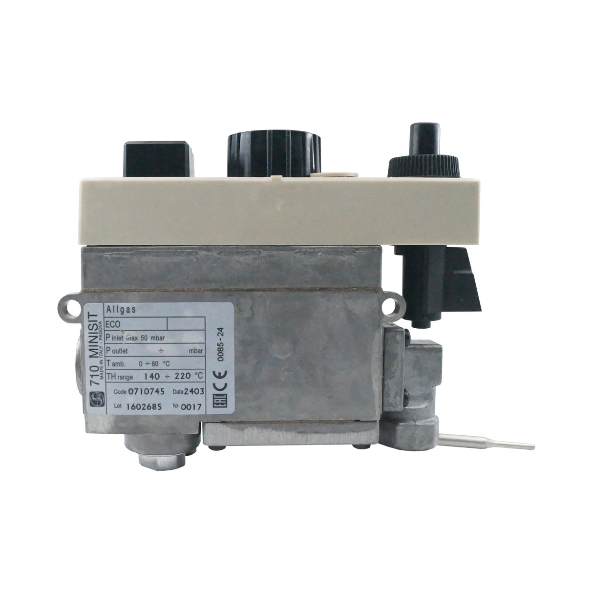 0710745 - Sit - Termostato válvula 710 minisit temperatura 0-200°C