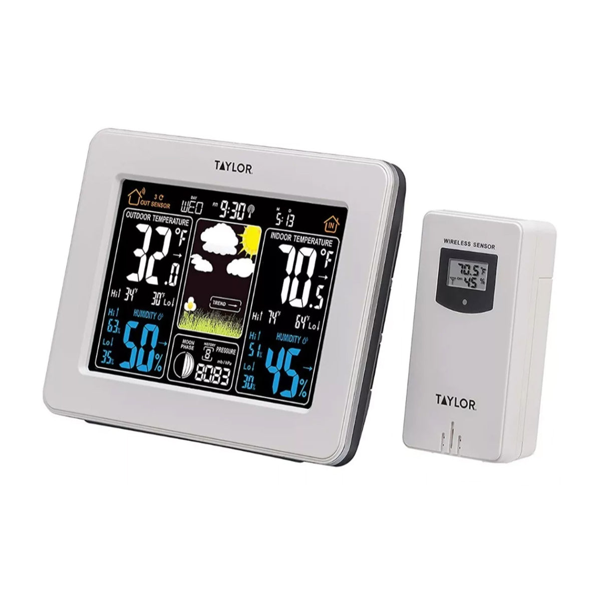 1736 - Taylor - Estación meteorológica con sensor inalámbrico