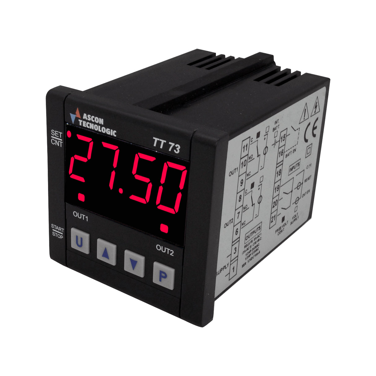 TT73LCRR - Ascon Tecnologic - Timer digital 72x72 24Vdc