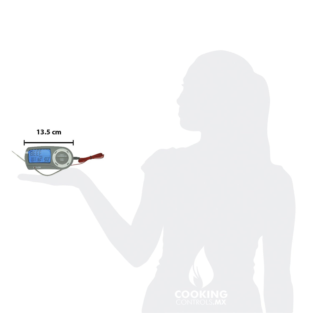 1479 - Taylor - Termómetro digital programable con sonda remota