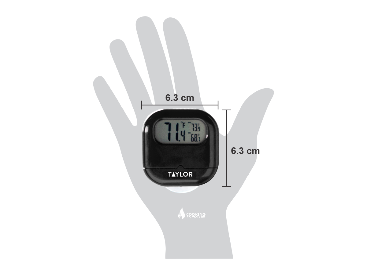 1700 - Taylor - Termómetro digital interior exterior, ventosa -20 a 60°c