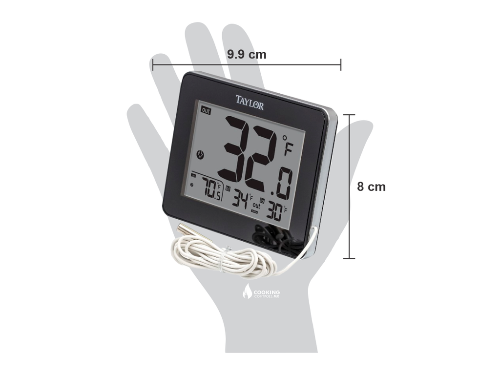 Termómetro Digital Con Lectura De Temperatura De Interior Y Exterior