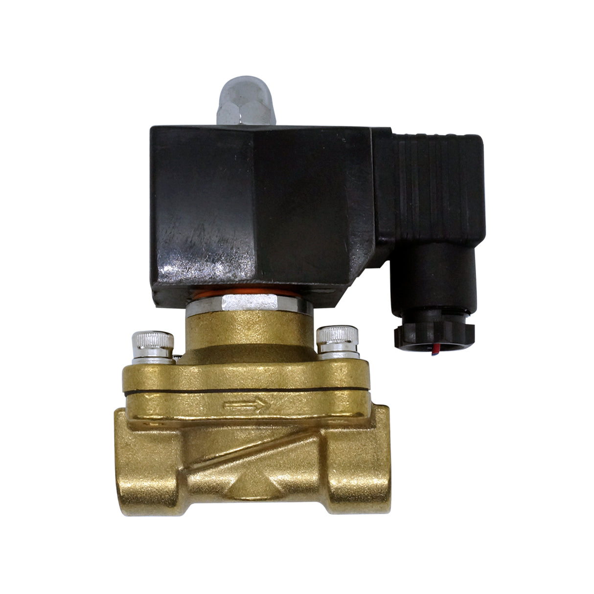 2W-1/2-220V - DeWit - Valvula solenoide para gas 1/2" NPT 110v NC, 0-150psi bronce