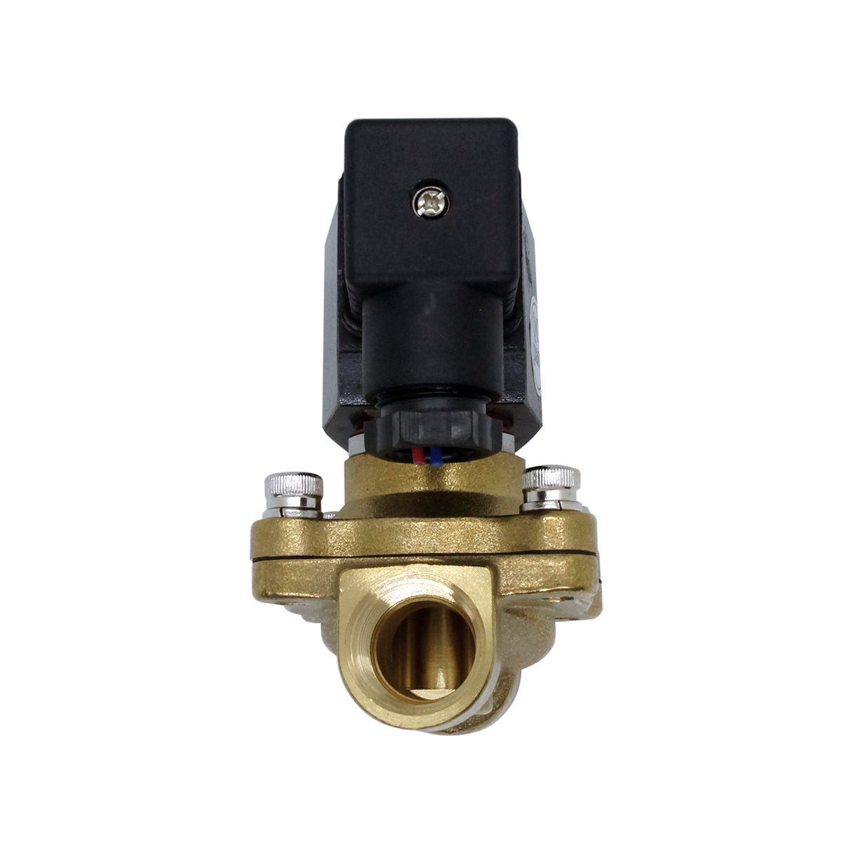 2W-1/2-220V - DeWit - Valvula solenoide para gas 1/2" NPT 110v NC, 0-150psi bronce