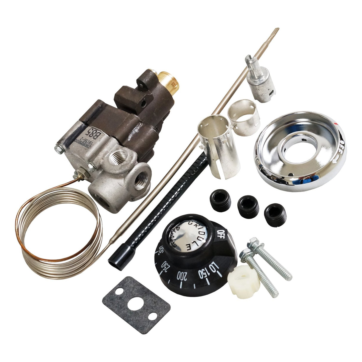 4350-128 -Robertshaw - Temostato a gas con seguridad BJ 150 a 400°F para Parilla