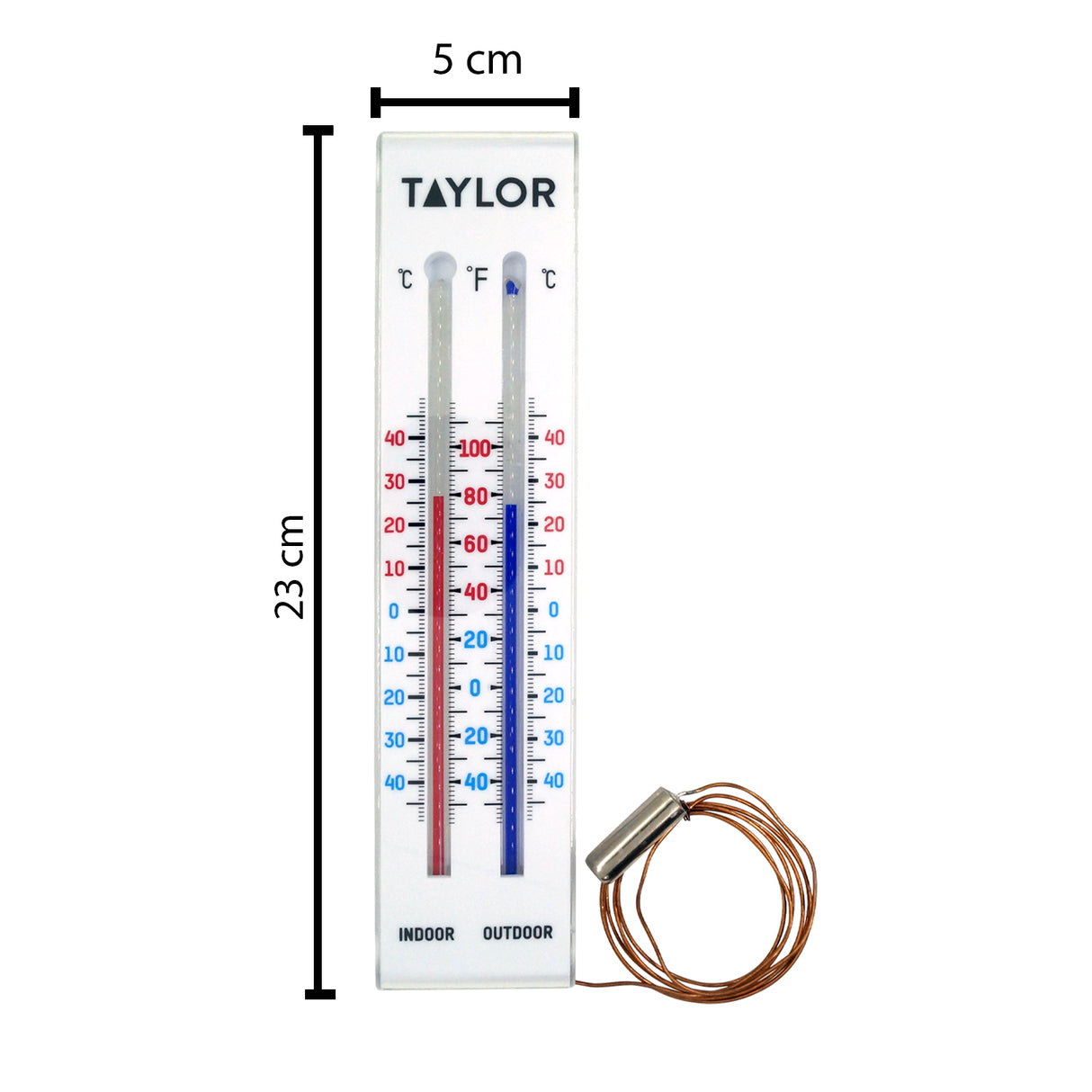 5327 - Taylor - Termometro para Interior y Exterior Rango -40 a 40 °C