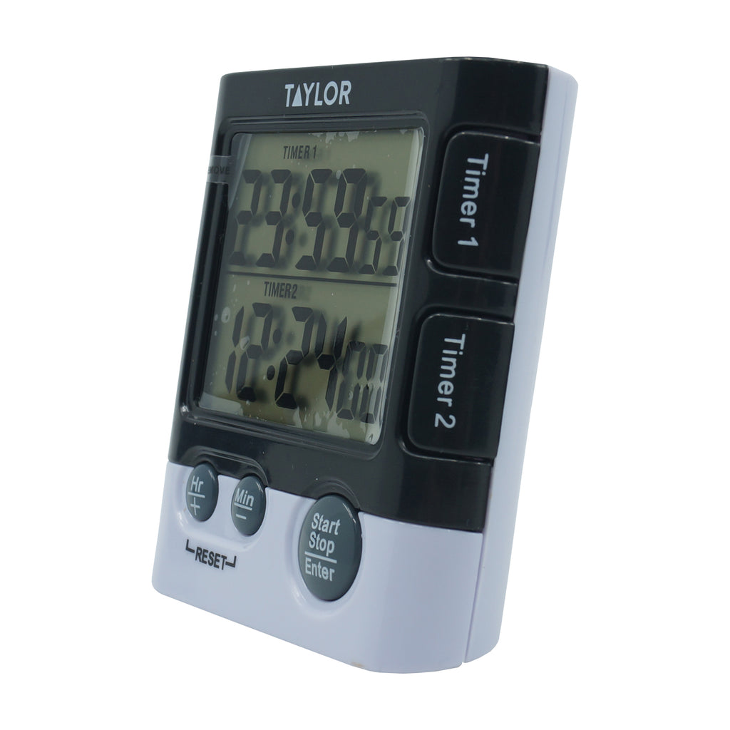 Taylor Dual Event Digital Timer With Clock