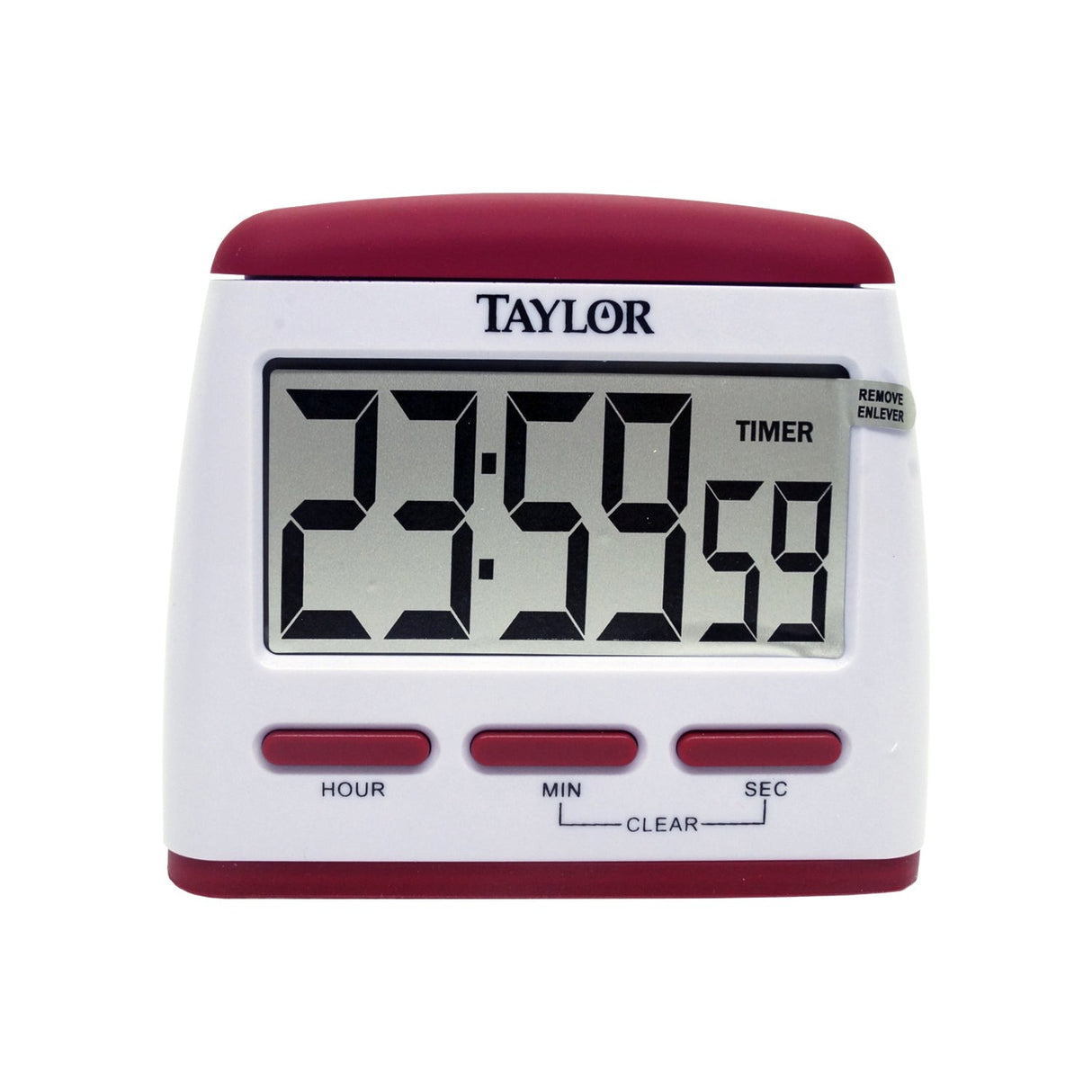 5853 - Taylor - Cronometro Temporizador Jumbo con Reloj