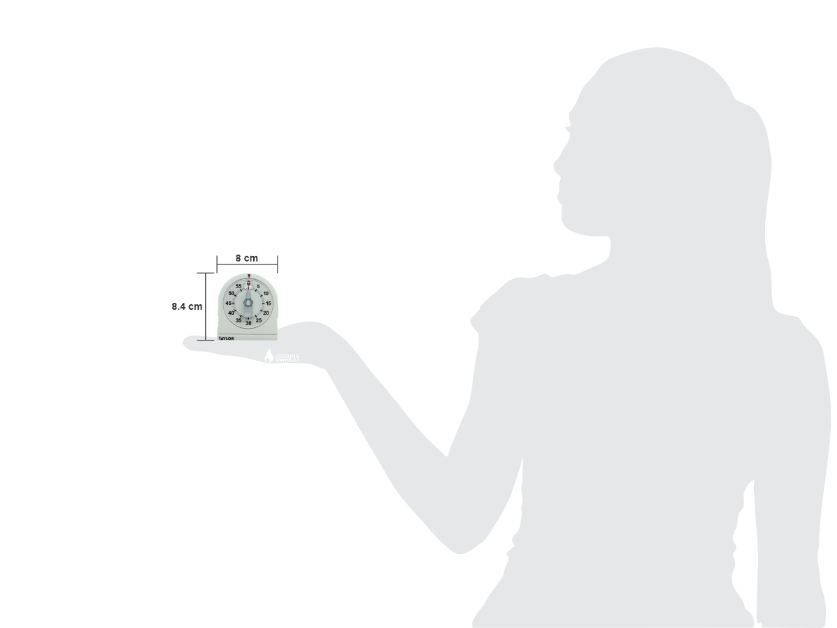 5870 - Taylor - Cronómetro para cocina de cuerda 60 Min alarma