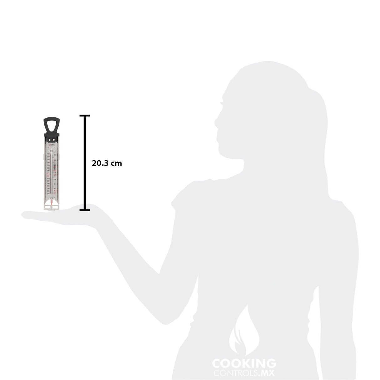 5983 - Taylor - Termómetro para freidora o para dulce 50 a 200°C