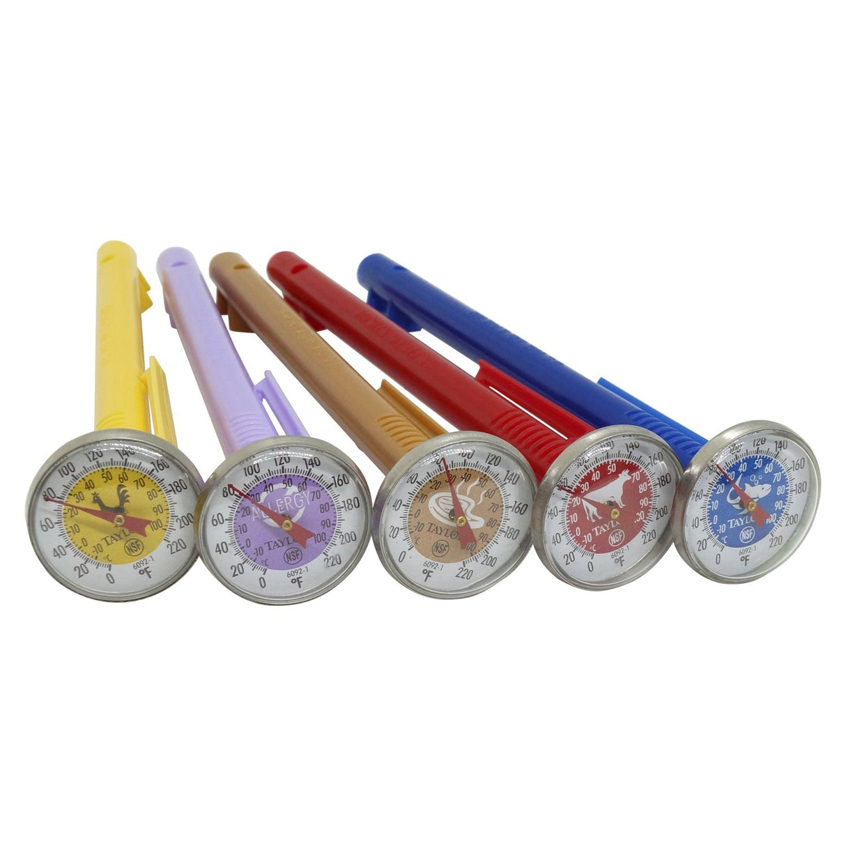 6092N-FSA - Taylor - Termómetros contaminación cruzada 5pzas