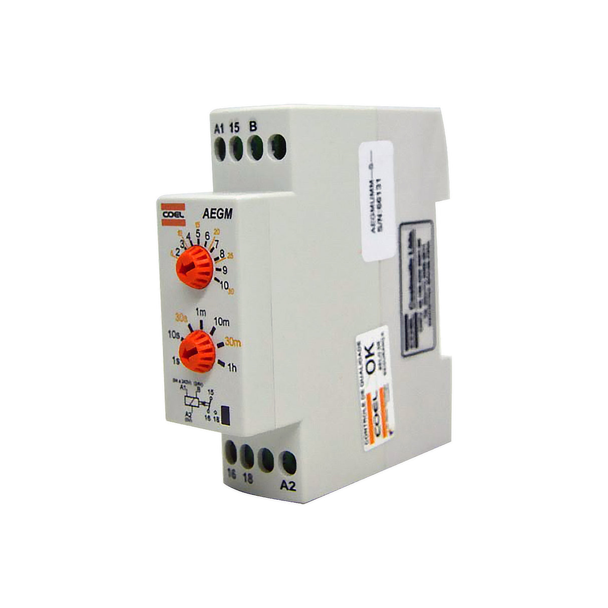 AEGMUMM-S - Coel - Temporizador multifunción Pulso Retardo 94-242Vac