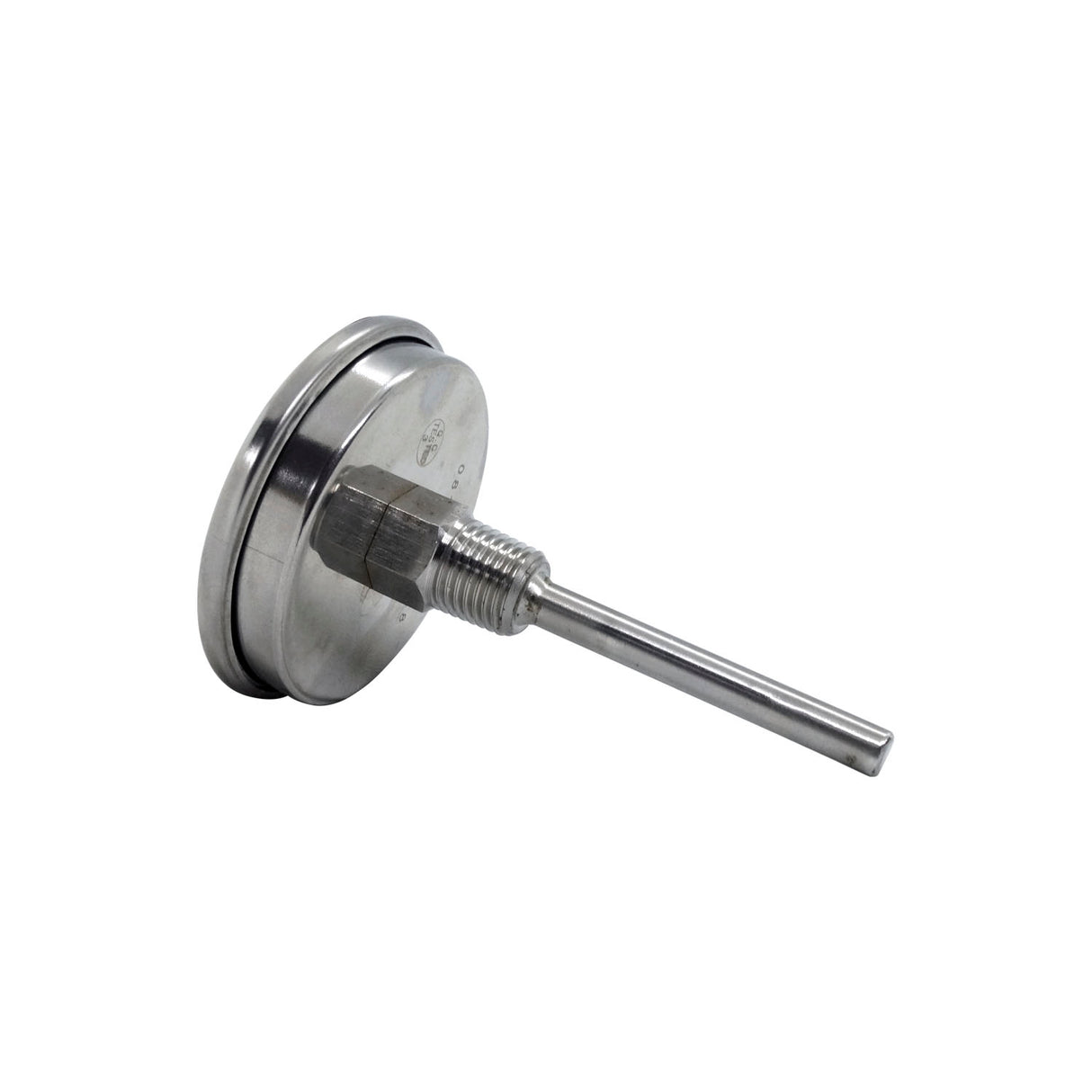 BMP2X212/300 - DeWit - Termometro bimetalico 2" bulbo de 1/4" x 2 1/2" conexión posterior 1/4" NPT, rango 0-300°c