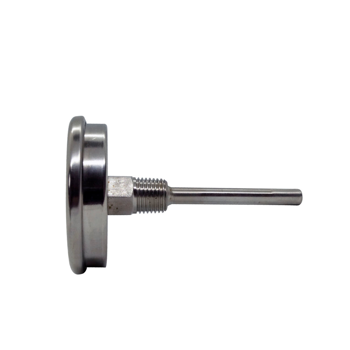 BMP2X212/300 - DeWit - Termometro bimetalico 2" bulbo de 1/4" x 2 1/2" conexión posterior 1/4" NPT, rango 0-300°c