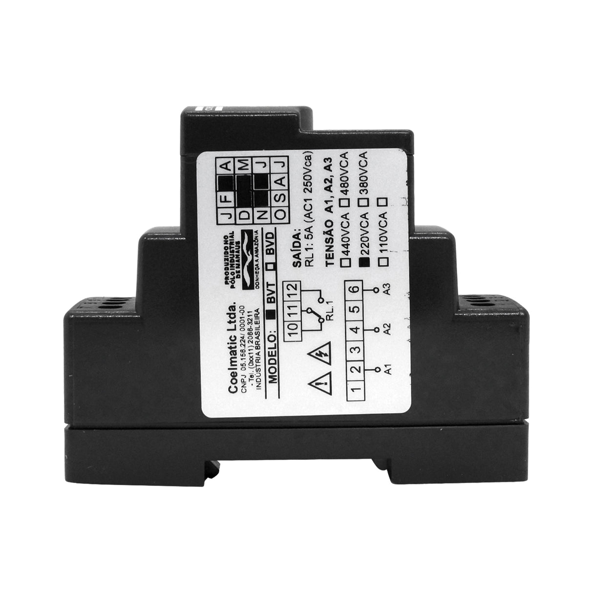 BVTD-P - Coel - Protector fase trifásico 220Vac